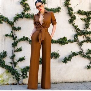 “Michelle” Coco Button Down Jumpsuit